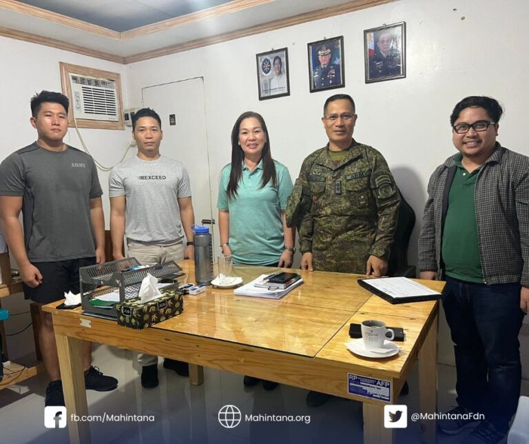 Courtesy call and Presentation of the ProPEACE Programme to LTC Donald Hugo and 1LT Hock De Leon of 549 Engineering Brigade
