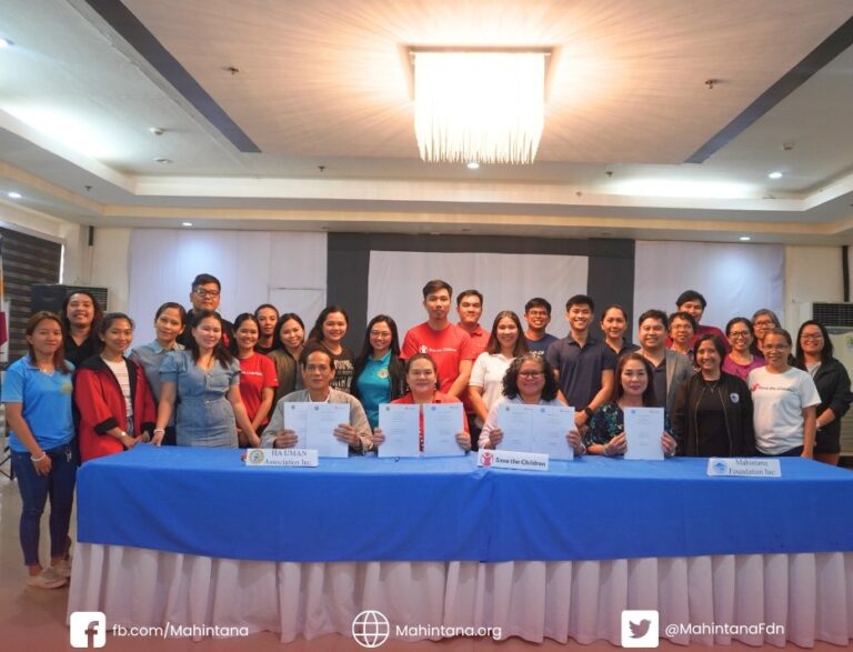 Kick-off and Ceremonial MOA Signing Activity of the Sponsorship Program Projects of Save the Children Philippines