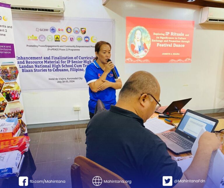 Enhancement and Finalization of the Curriculum Guide and Resource Materials for the IP Senior High School