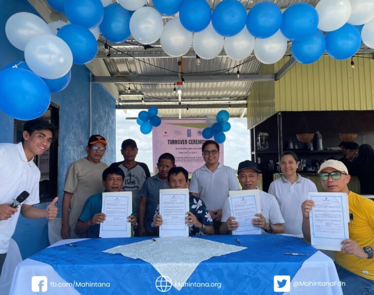 Turnover of a new water refilling station and mini coffee shop in Barangay Kuloy, Sharif Aguak, Maguindanao