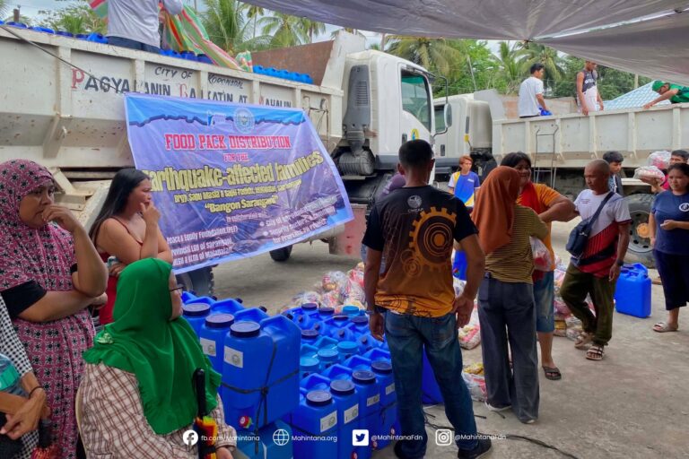 “Bangon Sarangani” Food Pack Distribution activity